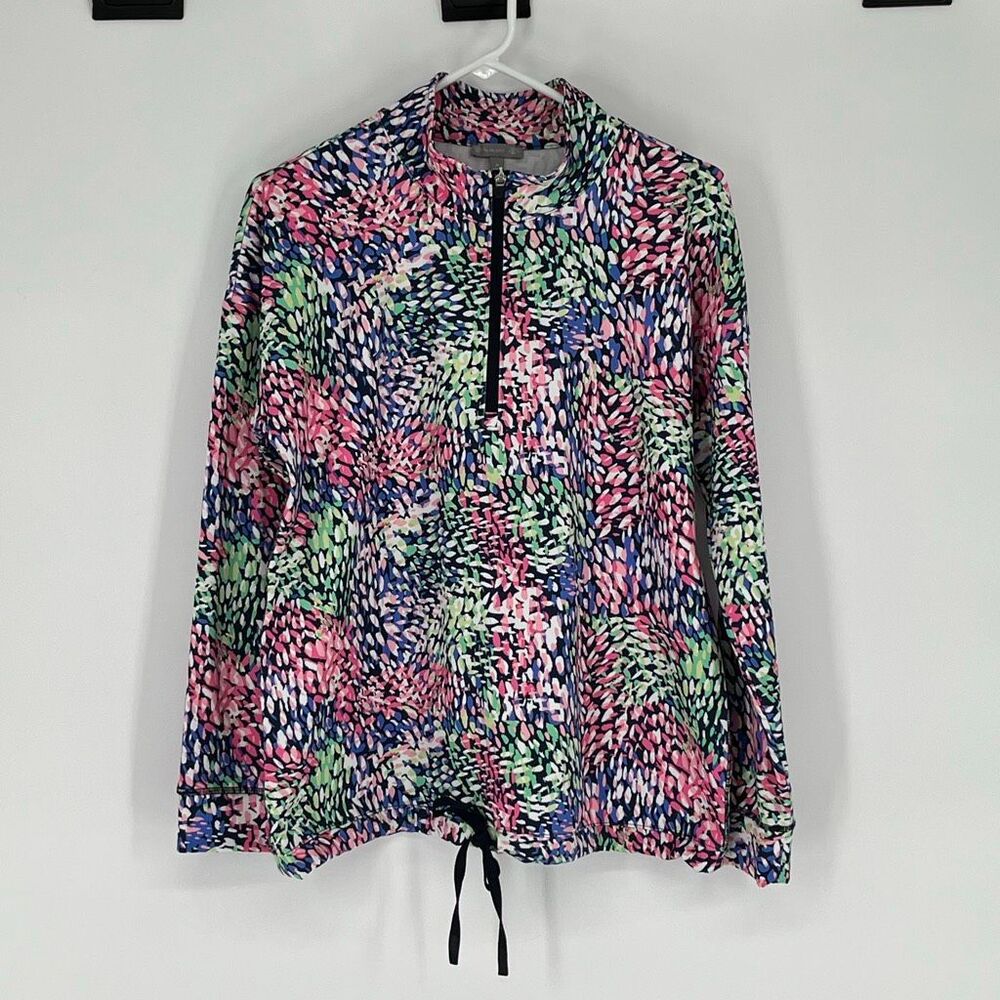 T By Talbots On The Move Pullover Quarter Zip M M… - image 2